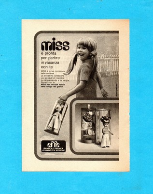 advertising Pubblicità 1973 BAMBOLA CARLOTTA CID 