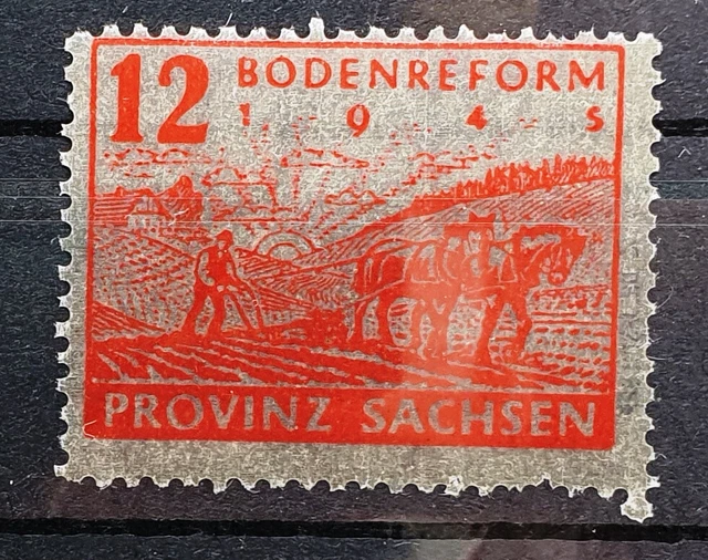 SBZ Alliierte Besetzung Provinz Sachsen 91 mit gutem WZ  "Z" ** geprüft BPP