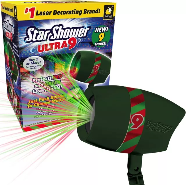 Star Shower Ultra 9 AS-SEEN-ON-TV, New 2022 Model w/ 9 Unique Light Patterns