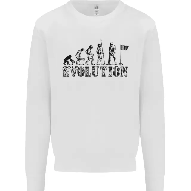 Evolution of a Golfer Funny Golf Golfing Kids Sweatshirt Jumper