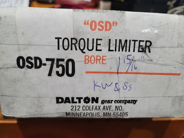 New Dalton Osd-750 1-15/16