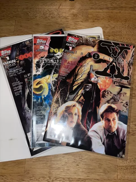 The X-Files Comic Books, 1995, #1, #5, #1 Special Edition, Topps