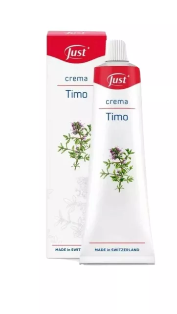 Crema Timo Just 100 Ml  antibatterico, antimicrobico e antinfiammatorio .