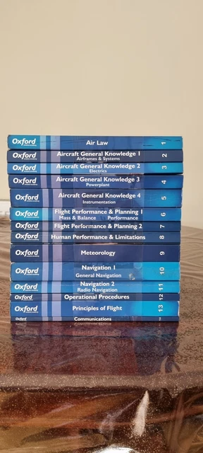 OXFORD AVIATION - ATPL Pilot Licence Ground Studies Full Set of Books £ ...