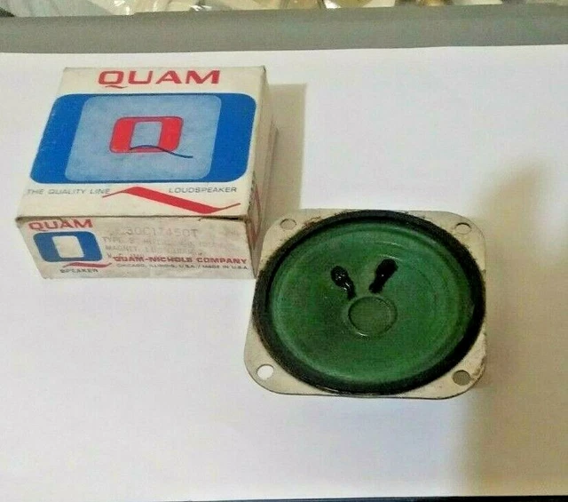 QUAM 3& speaker 45ohms outdoor use new old stock made in USA