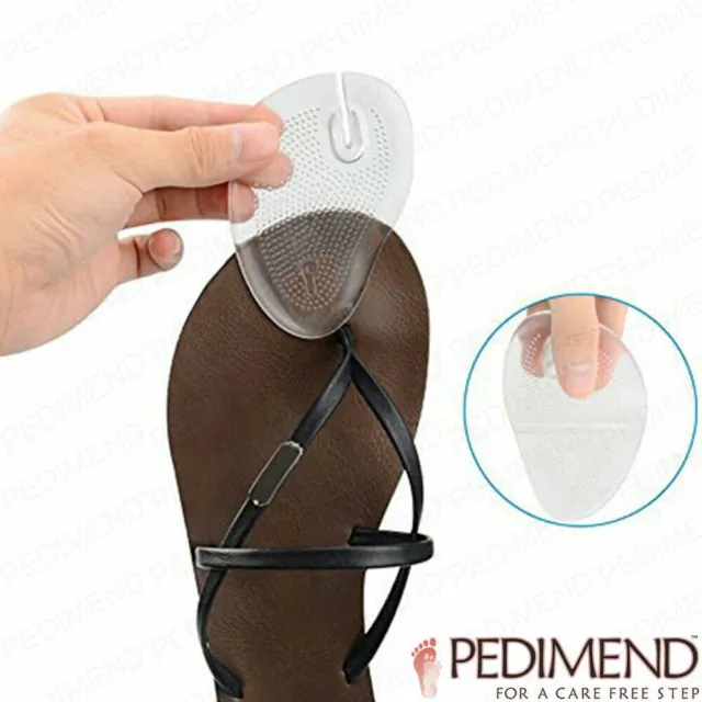 PEDIMEND Silicone Flip Thong Protectors Pads Insoles for Toe Post Sandals 1PAIR