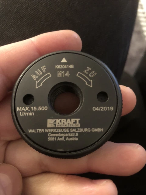 Serraggio Rapido Dischi Dado A Sgancio Rapido M14 Per Smerigliatrice - Serraggio Senza Attrezzi Dado M14 Smerigliatrice Cambio Rapido Utensili