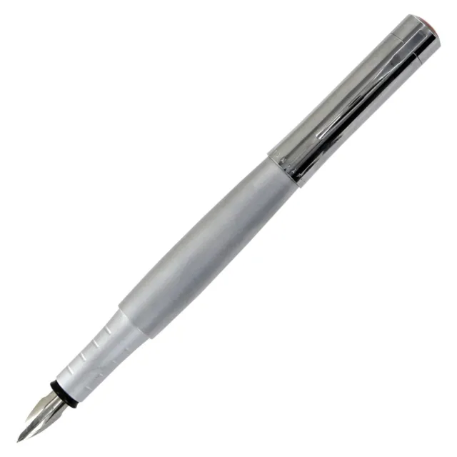 Rotring Fountain Pen Initial Silver Fountain Pen & Converter Fine Pt New In Bx *