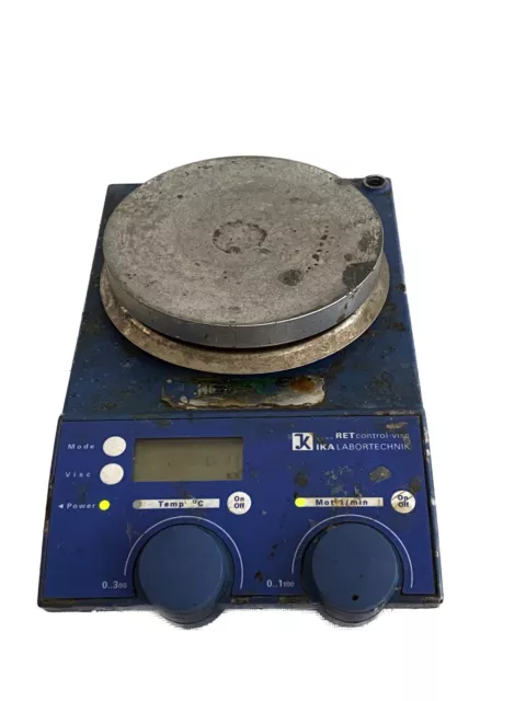 IKA RET CV S1 Control Visc Digital Variable Hot Plate Magnetic Stirrer 0-1100rpm