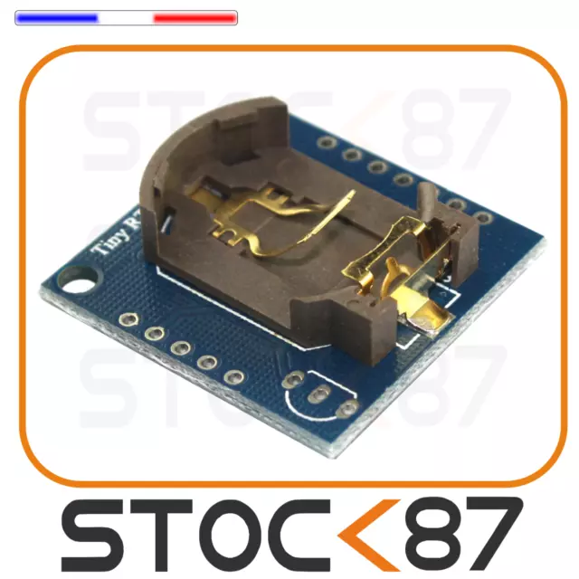 5107# Module DS1307 Horloge  Arduino Real Time Clock Tiny RTC I2C