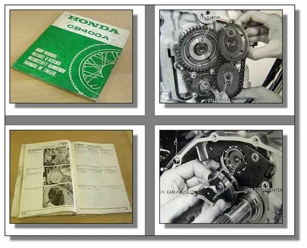 Honda CB400A Hondamatic 1977 Reparaturanleitung Shop Manual Manuel dAtelier