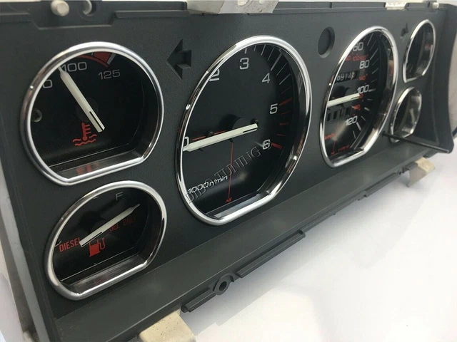 Per Jeep Cherokee XJ 84-96 Quadrante in alluminio lucido circonda Anelli...