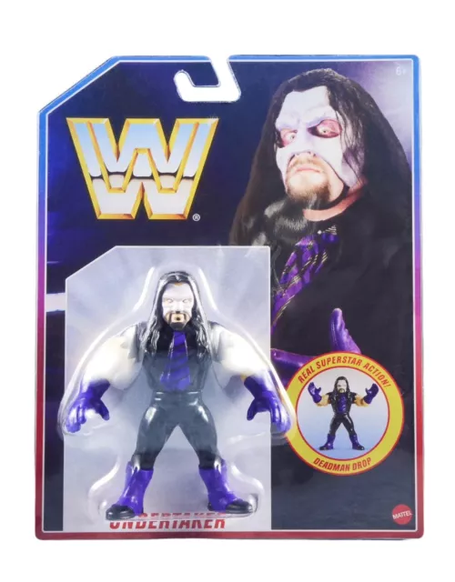 WWE WWF The Undertaker Hasbro Retro Action Figure MOC