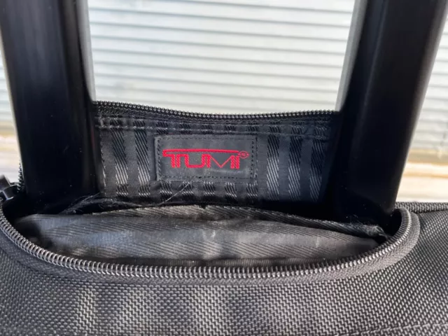 Tumi Classic Black 2 Wheel Garment Carry On Bag 21" 2277D3 Nice Condition 8