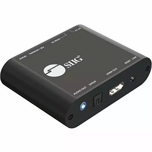 SIIG HDMI 2.0 Repeater 4K HDR with Audio Extractor & ARC