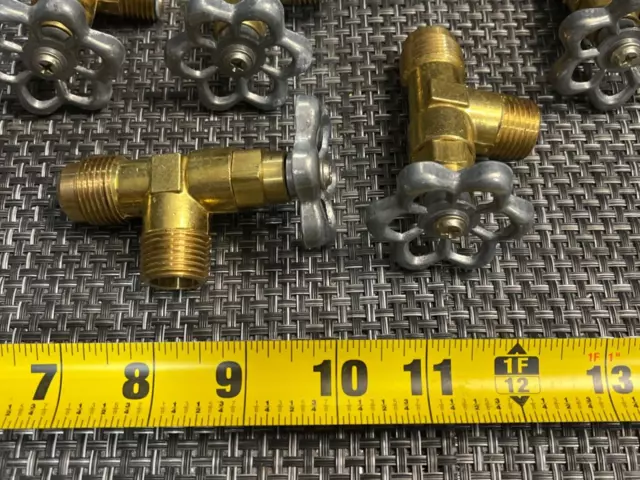 10 QTY! BULK LOT-Brass Valve Water Hose Spigot Male 7/8” OD Faucet Garage Garden 2