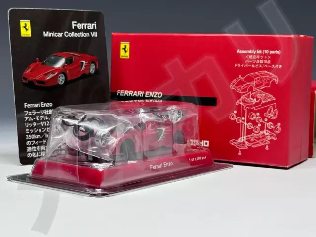 Kyosho 1/64 Ferrari 7 Enzo rojo prueba coche novedad