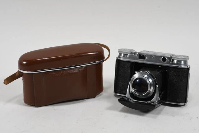 J16M28- Voigtländer Vito III Klappkamera in Ledertasche