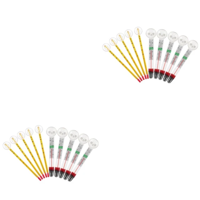 20 pièces thermomètre pour aquarium thermomètre d'aquarium