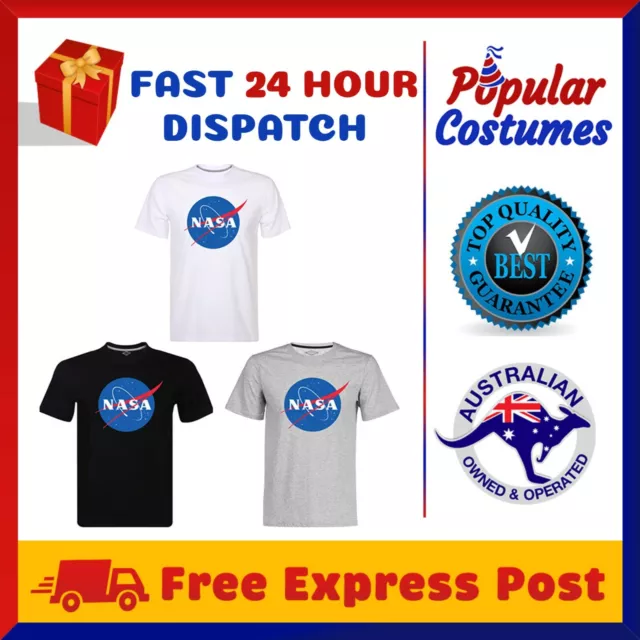 NASA Space Symbol Astronaut Logo Mens T Shirt Halloween Unisex T-Shirt Tee