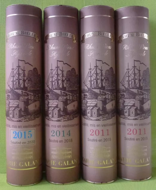 GUADELOUPE_Bielle Rhum Vieux 42°MILLESIME 2011,2014,2015_50CL