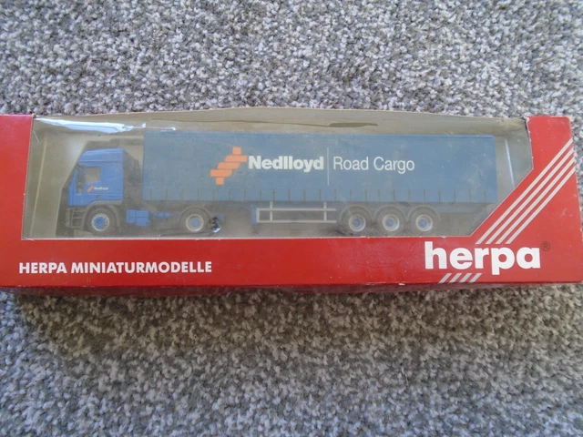 HERPA 315265 Lkw Iveco S-WAY Lng Mit Kran E Anhänger - 1:87 H0