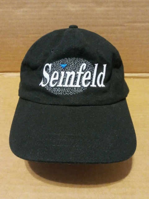 VINTAGE SEINFELD HAT Cap NBC TV Jerry Seinfeld Comedy 90s embroidered