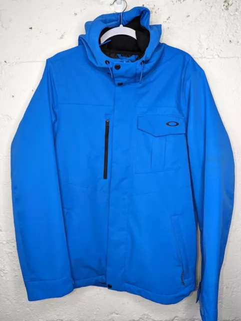 VERY NICE Oakley Division Nuclear Blue Snowboard Ski Jacket Mens Size M READ