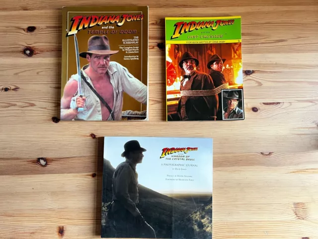 dbC4 Indiana Jones Movie Tie-Ins 1ST EDITION Illustrated Screenplay Photgraphy