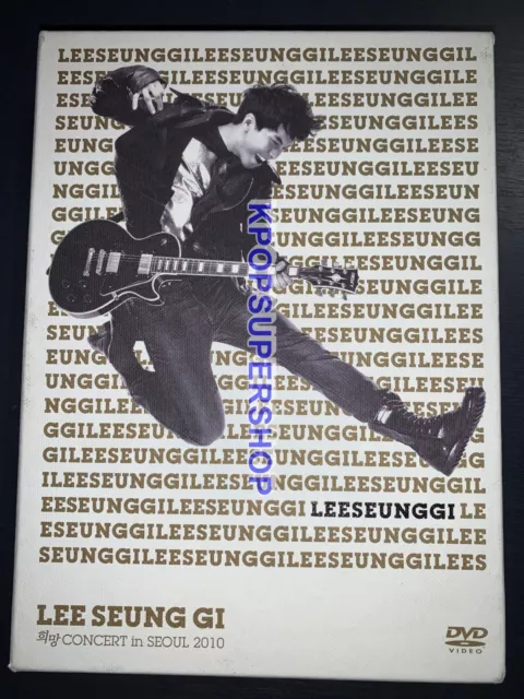 Lee Seung Gi Hope Concert in Seoul 2010 2 DVD Photobook Good Rare OOP