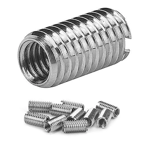 10 inserti filettati M8 su M6, lunghezza 15 mm, dadi riduttori maschili e (M1k)