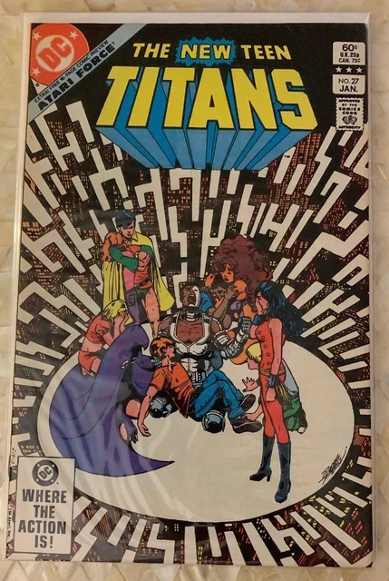 The New Teen Titans #27 (Jan 1983, DC) [Atari Force Preview] Wolfman, Perez