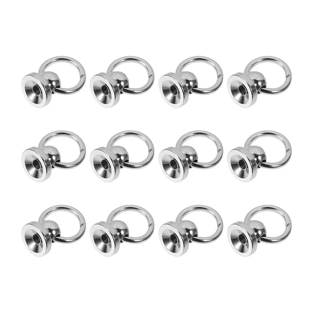12 Pcs Bag Buckle Purse Studs Rivets Nails Nail Rivet Stud Screw Ring