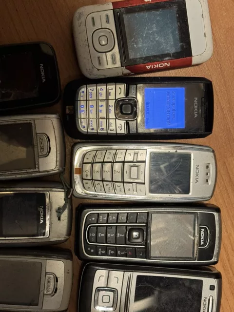 9 X Nokia 6230 , 6230i  , Nokia , Mobile Phones Untested Incomplete 3