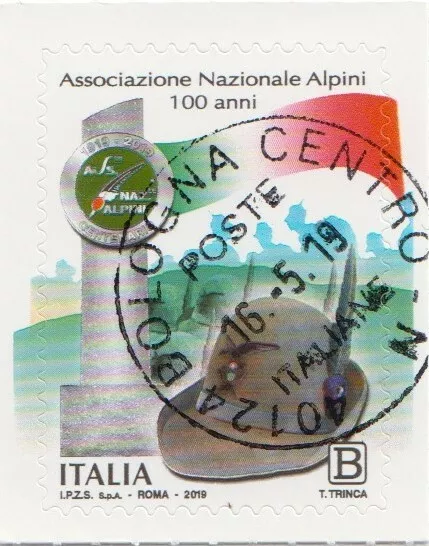 2019 italia repubblica 100 associazione nazionale Alpini usata