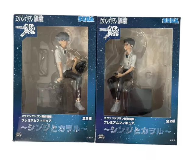 SEGA Evangelion:3.0 Shinji Ikari & Kaworu Nagisa Premium Figure Set of 2 NEW