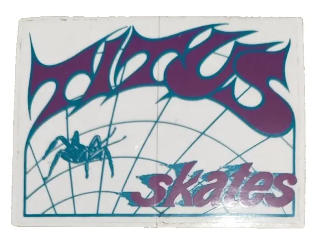 Titus skates Sticker Old School Orginal 80's Weiß/Lila