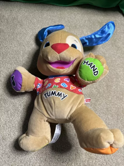 Fisher Price Laugh & Learn Stuffed Puppy Dog Toy and Musical Vintage 2003 Tested