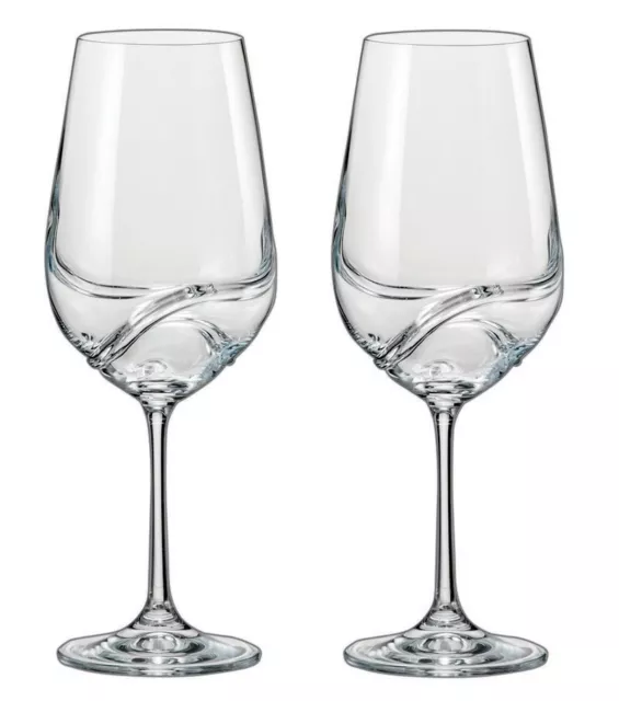 Bohemia Crystal Elements Wine Glass 450ml 6pc crystal glass 40729.450.12  1.5k