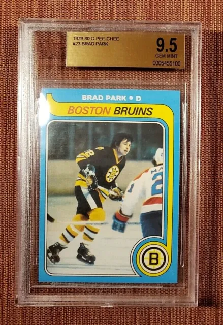1979 O-Pee-Chee #23 Brad Park Boston Bruins Hockey Card BVG 9.5 GEM MINT POP 1!