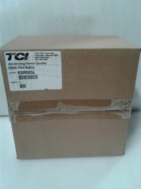 TCI KDRD25L Drive Reactor - New in Factory Sealed Box