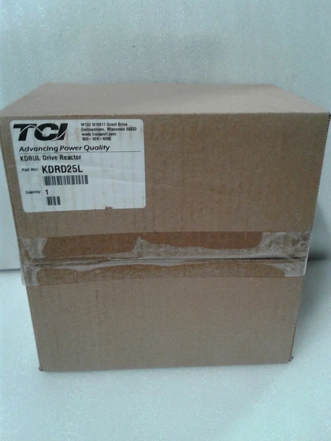 TCI KDRD25L Drive Reactor - New in Factory Sealed Box