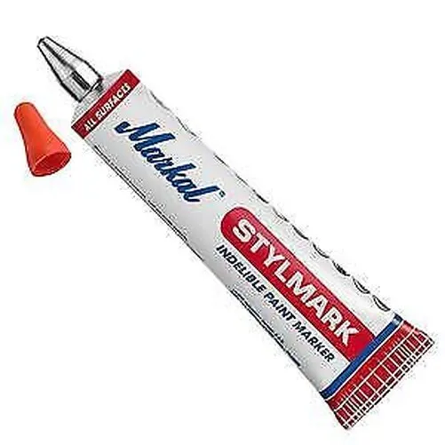 MARKAL 140096656 Tube Marqueur Peinture Orange Stylmark