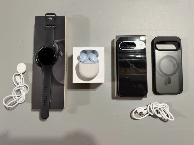 GOOGLE PIXEL 9 [128GB | Unlocked] + Pixel Watch 3 [LTE] + Pixel