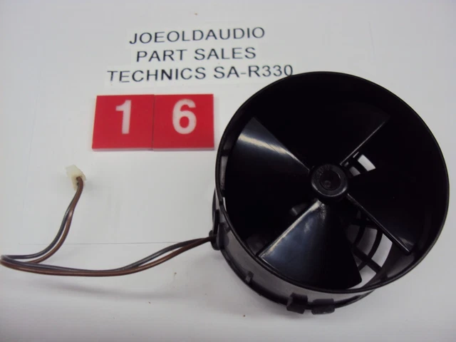 Technics SA-R330 Receiver Cooling Fan Motor & Mount. Tested.