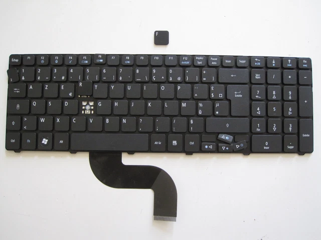 Clavier AZERTY Français Pour Acer Aspire 7551 - Noir Neuf D'origine - Compatible