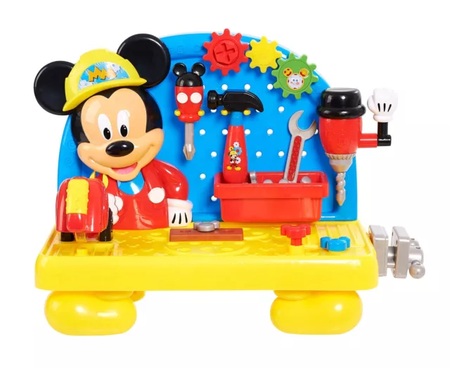 DISNEY MICKEY MOUSE Clubhouse Handy Helper Workbench Play Set. NEW $29. ...