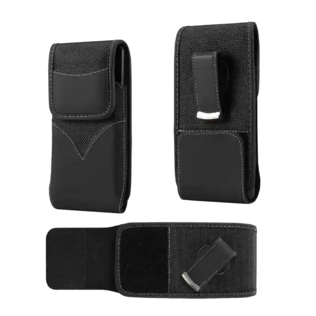 für Micromax Vdeo 4 Nylon-Gürtelholster mit drehbarem Metallclip