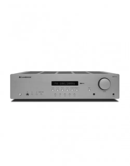 Cambridge Audio 100-Watt-Stereo-Verstärker mit Bluetooth und DAB/FM AXR100D Grau