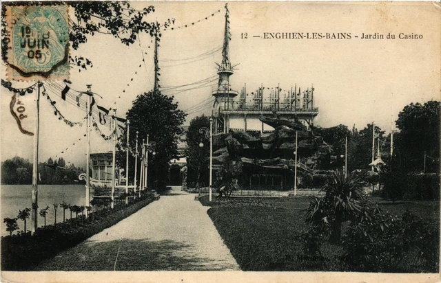 CPA ENGHIEN-les-BAINS - Jardin du Casino (380652)